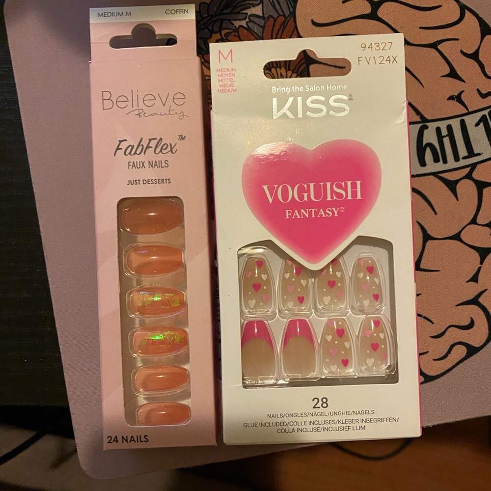 Press on nail duo